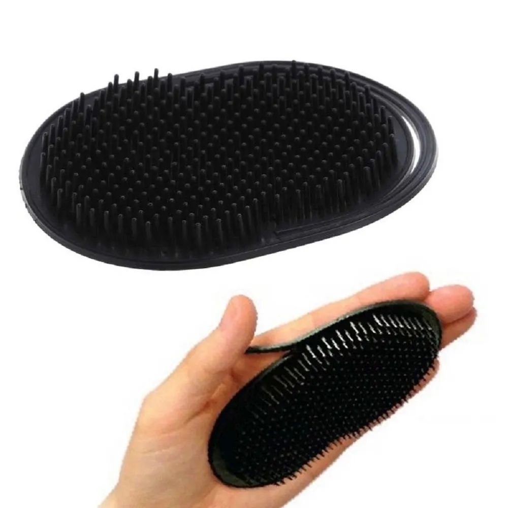 Acheter Peigne de poche pour hommes, brosse à cheveux, masseur de cuir  chevelu pour voyage, taille de paume noire