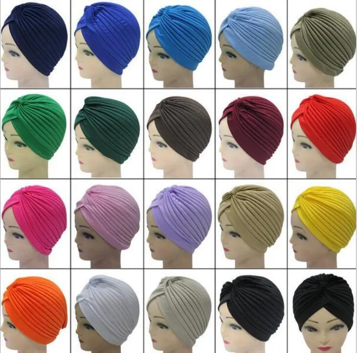 Unisex India Cap Kobiety Turban Headwrap Hat Skullies Czapki Mężczyźni Bandana Uszy Protector Akcesoria do włosów Darmowa Wysyłka