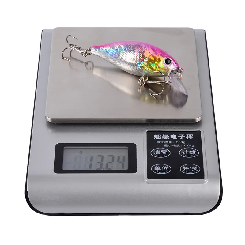 Chubby Artificiale Crank Fishing Lure 13g 7cm Shallow Swimming Rainbow Painted Laser Rattlin Bait small bass Crankbaits188x