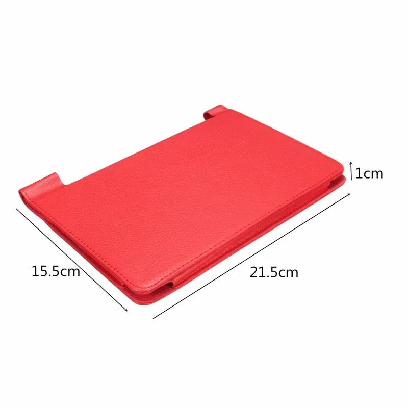 Voor Lenovo Yoga Tablet3 850F Cover 8 Inch Fashion Solid Stand Flip Folio voor Lenovo Yoga Tab 3 850F lederen beschermhoes