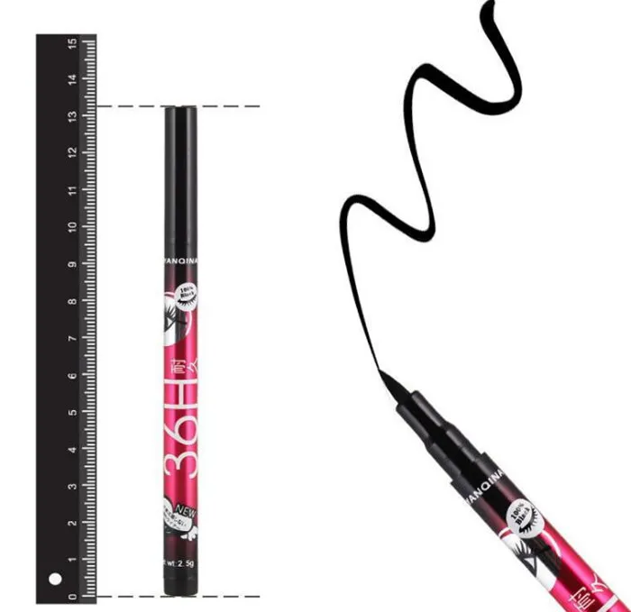 Новый 36 H водонепроницаемый жидкий черный карандаш для глаз Карандаш противоскользящая глаз лайнер ручка для косметического макияжа домашнего использования качество быстрая доставка