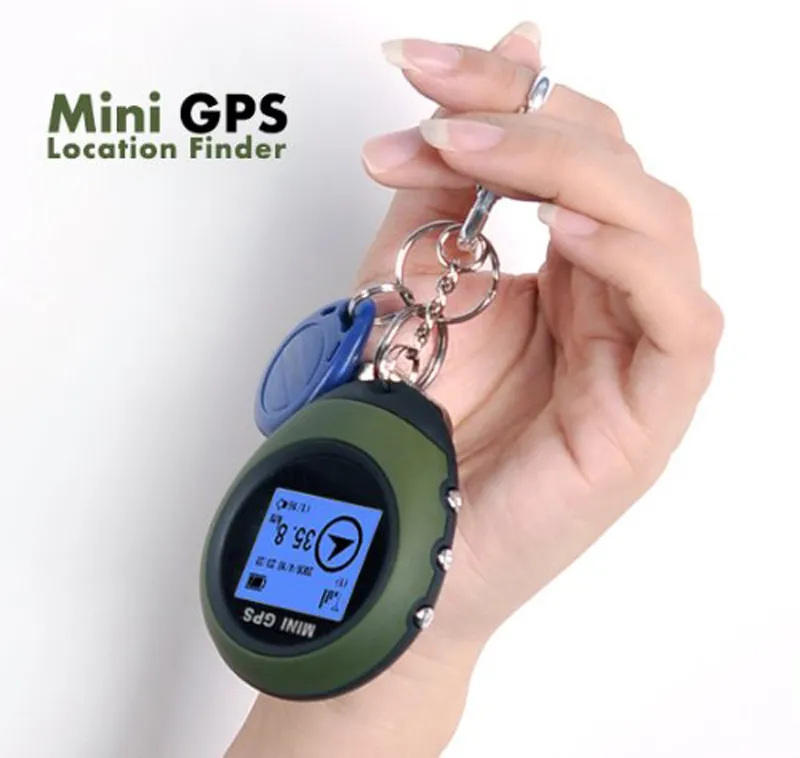 Mini Açık GPS Izci Taşınabilir Bulucu GPS Konum Bulucu Alıcı Seyahat Navigator Yürüyüş Kamp Tırmanma için Pusula Ile