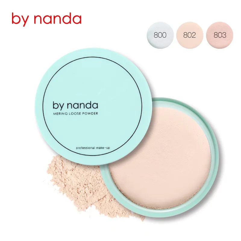 By Nanda Waterproof Translucent Loose Powder Makeup Face Foundation Base Finishing Powder Contour Setting Powder Cosmetic