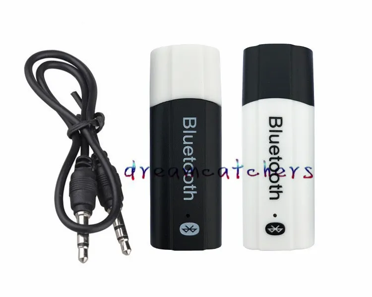 USB 3.5mm Stereo Audio Blutooth V4.0 Adaptador Receptor De Áudio de Música Sem Fio Bluetooth Portátil com caixa de varejo para o Altofalante