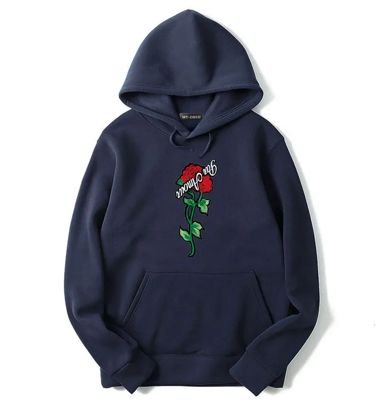 Black rose hoodie mens shop