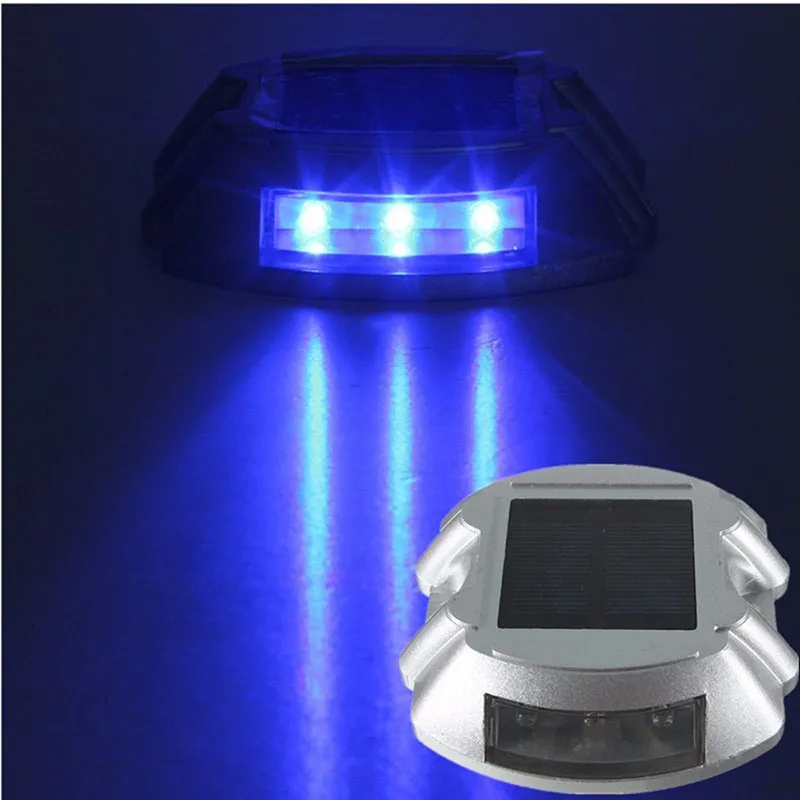 Solar Lamps Outdoor Dock lights LED Path Warning Step light Road Long ServiceTime Waterproof Wireless for driveway walkway3780024