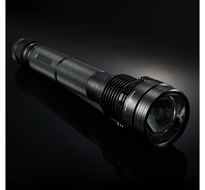 懐中電灯 HIDライト 充電式 トーチライト アルミケース付 懐中