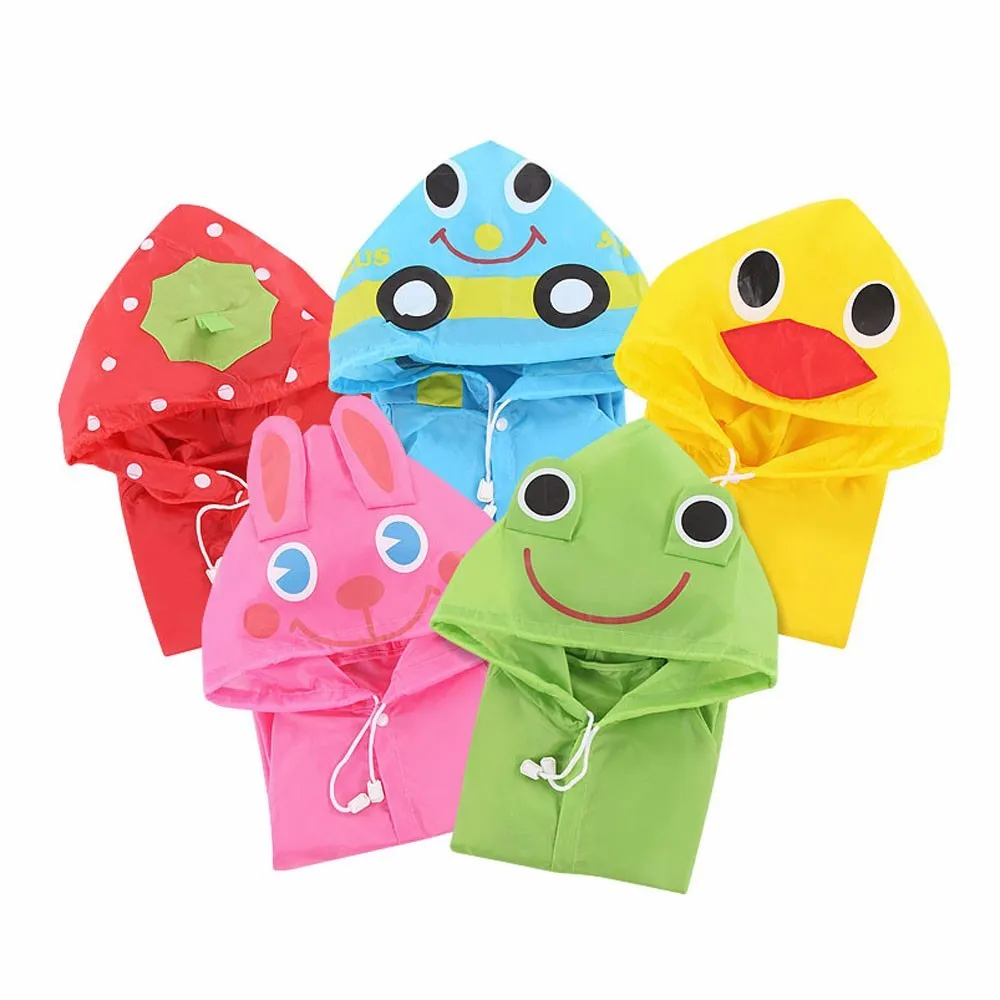 Kids Rain Coat Children Raincoat Rainwear/Rainsuit,Kids Waterproof Animal Raincoat Student Poncho