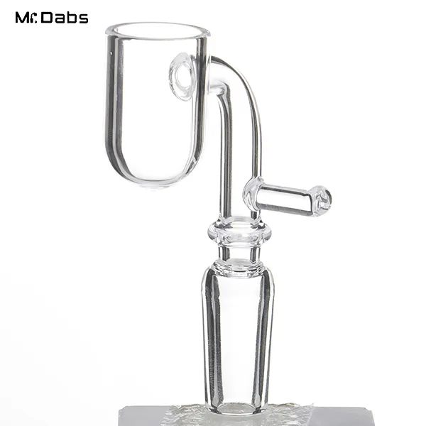 Banger al quarzo piatto elettronico E-nail con fondo tondo Accessori per fumatori Per serpentina di riscaldamento da 20 mm Bong in vetro Tubi per acqua Dab Oil Rigs