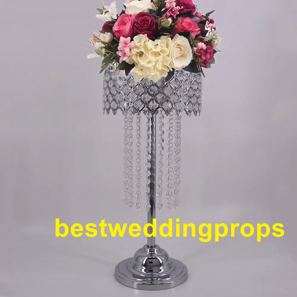 Neuer Stil, klare Acryl-Kronleuchter-Tischdekoration für Blumenarrangements, best0265