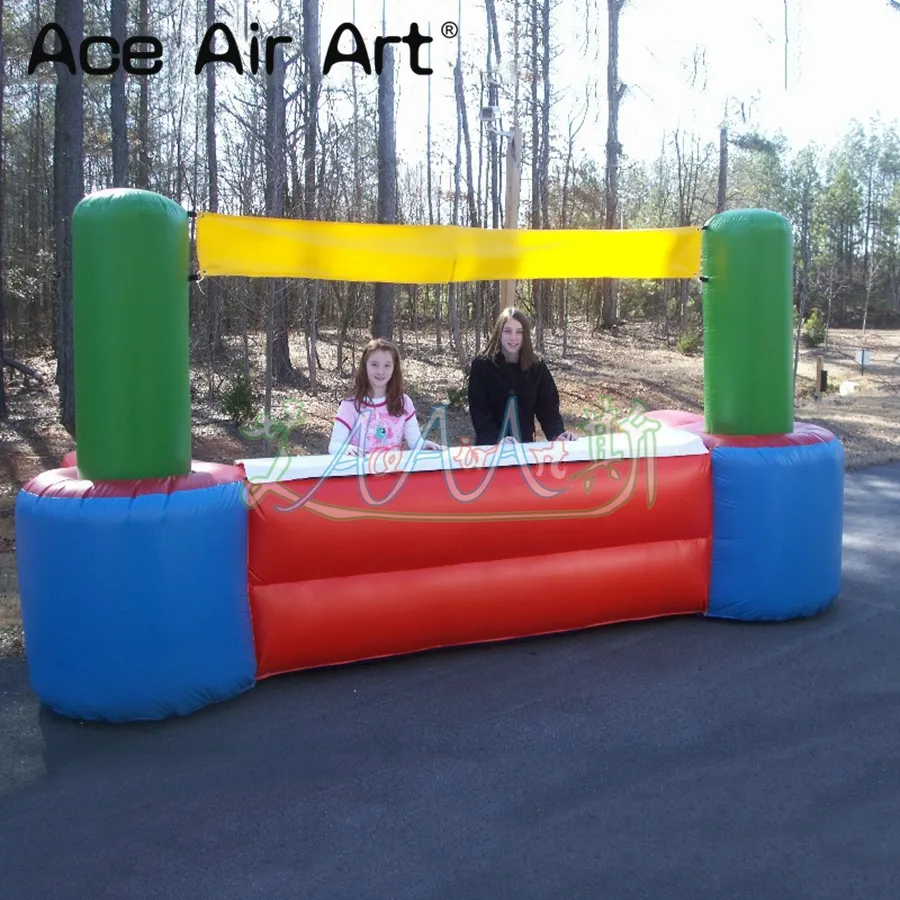 Inflatable Coconut Milk Bar Inflatbale Concession Tent Inflatable Stall Stations With Removable Banner For Promotion