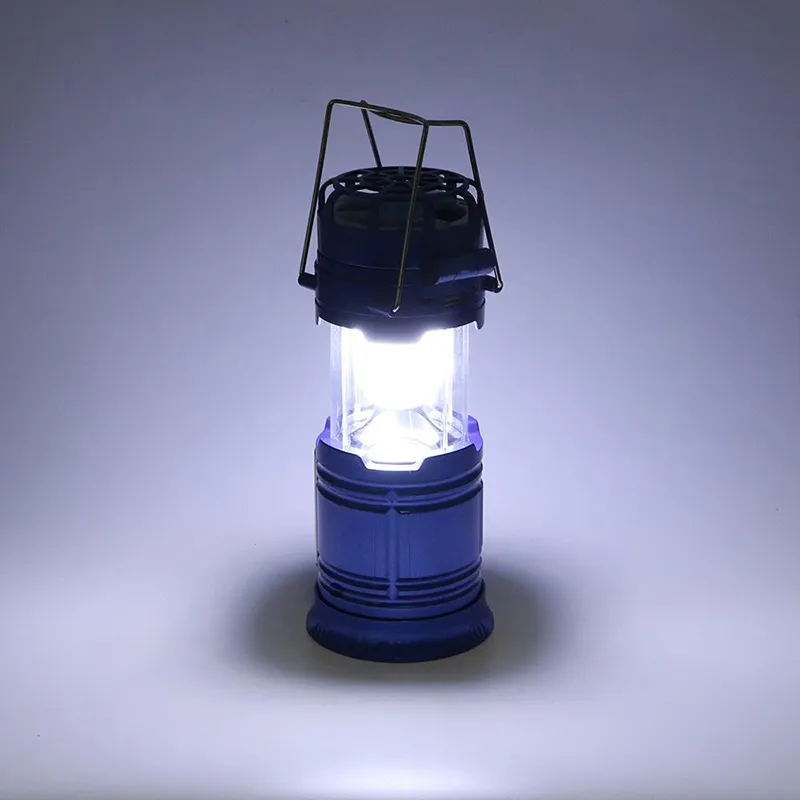 Camping Lantern light Portable Outdoor led Flashlights Stretchable Equipment for Hiking Hunting Fishing Emergencies Solar Powered