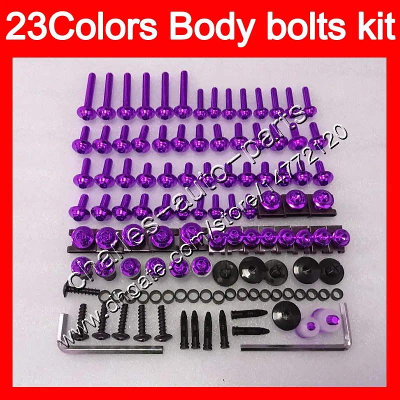 Fit For Honda CBR900RR CBR919 98-99 Complete Fairing Bolt Kit Bodywork Screw Red