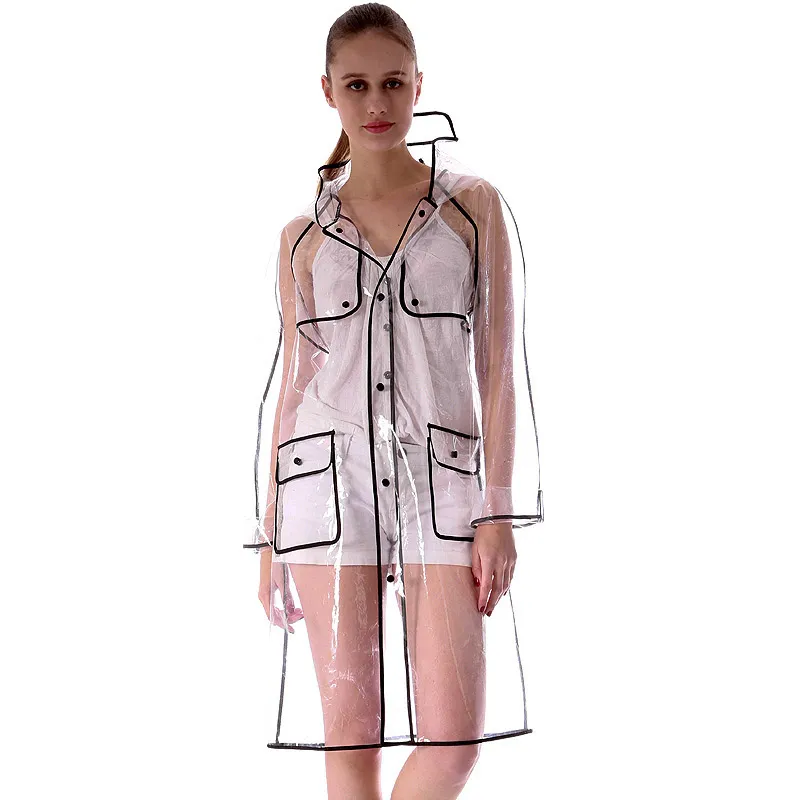 Clear plastic sales raincoats for womens