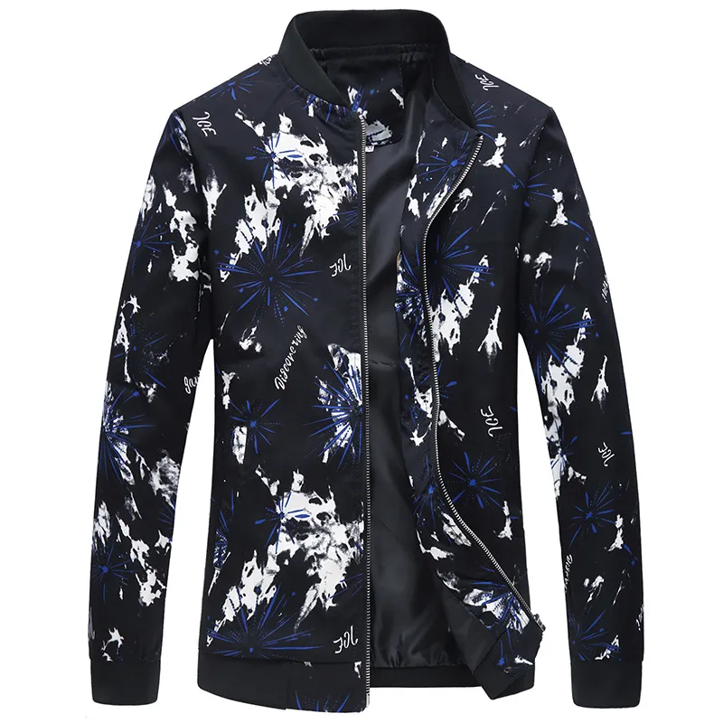 2018 New Camouflage Mens Bomber Jackets Male Hip Hop Slim Flowers Pilot Bomber Jacket Coat Men's Hooded Jackets EU Size M-6XL