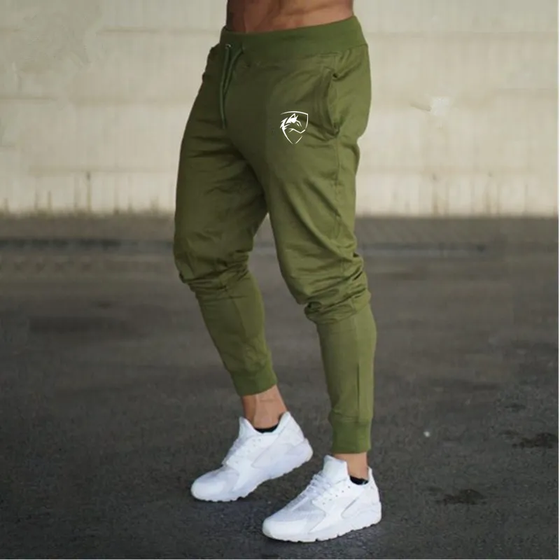 New Brand Alphalete Men Pants Casual Elastic Cotton Mens Gyms Fitness  Workout Pants Skinny Sweatpants Trousers Jogger From Shengui, $39.36