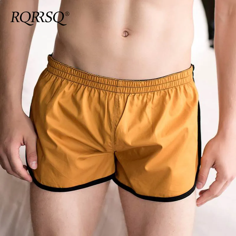 Underkläder Grundläggande Lounge Hem Sömn Bottom Bomull Shorts Mens Casual Homes Familj Bekväm Loose Man Boxers Pijama Masculino