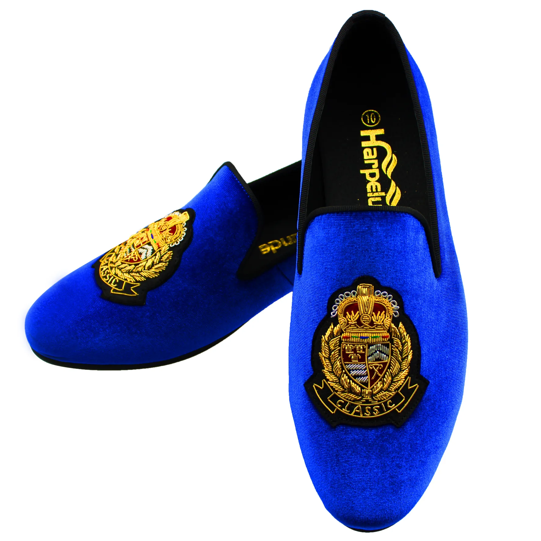 Acquista Scarpe Classiche Di Velluto Blu Harpelunde Squisite Scarpe Da Uomo  Modello Da Ricamo Nuove Misure Personalizzate Dalla 6 Alla 14 A 103,1 € Dal  Xjx8888 | DHgate Italy