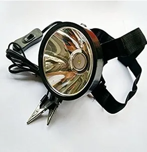 8W 6V 12 V 24 V LED Headlamp Polowanie Łowienie ryb łowiectwa Zewnętrzna moc DC Power Reflektor Glawić