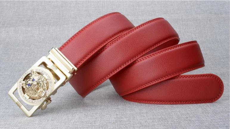 2018 cinto de grife de marca de luxo lobo com fivela de diamante cintos para homens mulheres cintura couro belt1379208