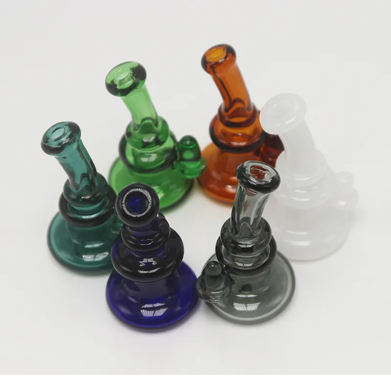 Colorido Glass Carb Cap Mini Glass Bong Carb Cap Calidad Mini Carb Cap Para Quartz Banger Nail Nectar Collector Accesorios para fumar Plataformas petroleras