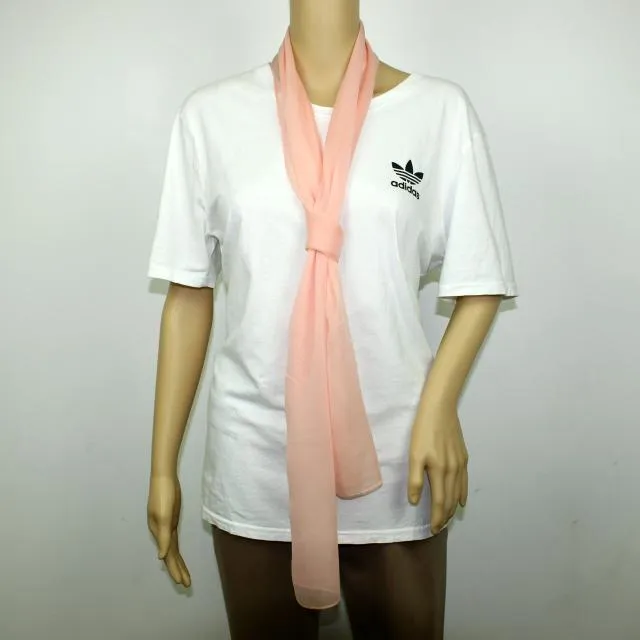 Mädchen Damen einfarbig Maulbeer-Georgette-Seidenschal lange Schals Halstücher Geschenk-Accessoire 160 x 32 cm #4079