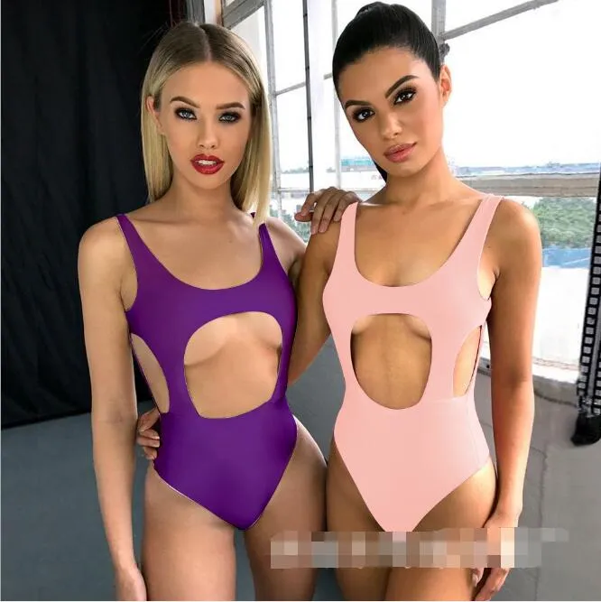 2018 New Arrival Swimwear One Piece Thong String Backless Top Swimsuits Sexy i Kąpiel Damskie Damskie Czerwone Czarne S-XL