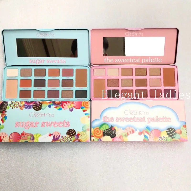 New makeup matt Popular color Eyeshadow palette The sweetest palette Sugar sweets Eyeshadow palette