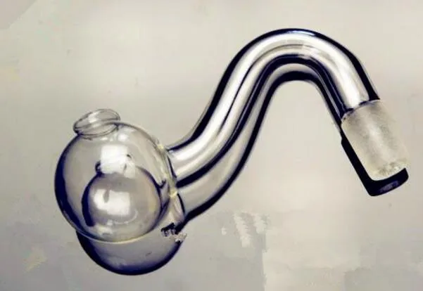 Le pot transparent, bongs en verre en gros tuyaux de brûleur à mazout conduites d'eau tuyaux en verre plates-formes pétrolières fumer, livraison gratuite