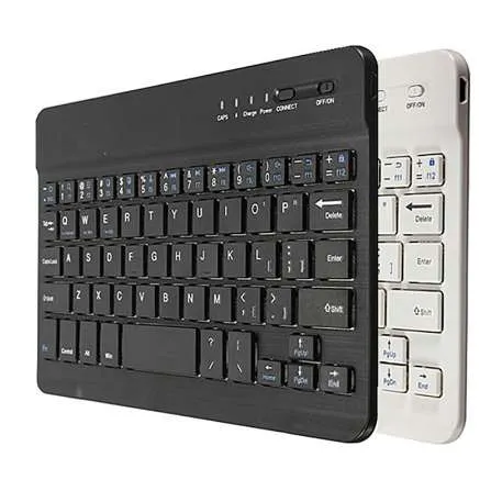 Slim Aluminium Wireless Bluetooth -Tastatur für den iPhone Computer PC
