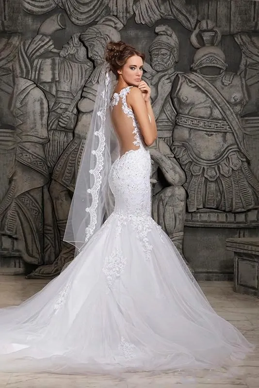 2020 abiti da sposa in pizzo berta illusione sexy con berretto da sposa da sposa da sposa a molla di tulle avorio