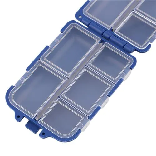 Bobing Akcesoria Wędkarskie Tackle Box 10 Komory Łyżki Przynęty Haczyki Przynęty Case Fly Fish-Lure Łyżka Hak Bait Tackle-Box