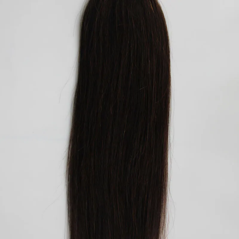 100G Straight Human Pre Bonded Fusion Hair Natural Color I Tip Stick Keratin Double Drawn Remy Hair Extension