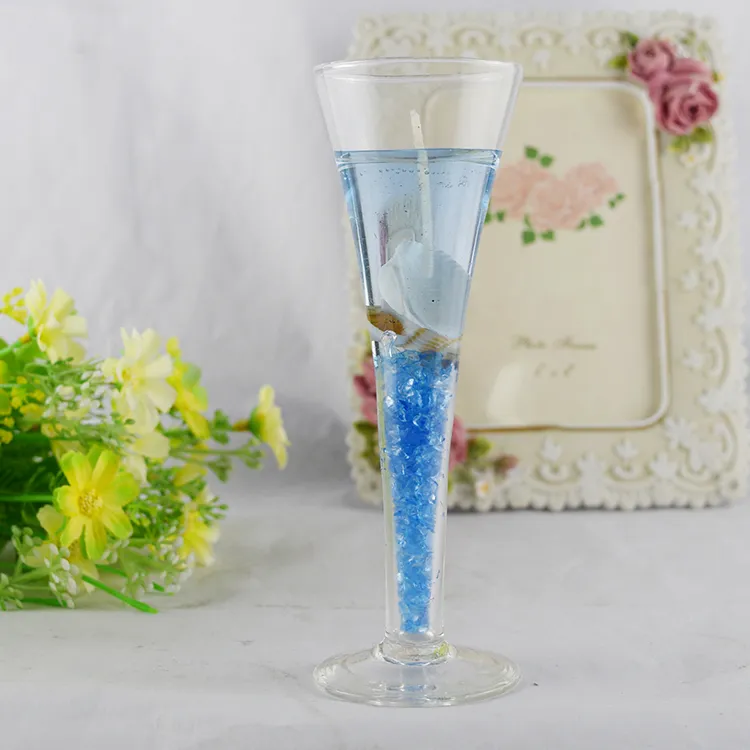 FEIS Violet Cocktailglas Bruiloftsbedankjes en -cadeaus Verjaardag geurkaarsen Wax Home Decor Rookloze Creatieve Kaars Valentijn05849673