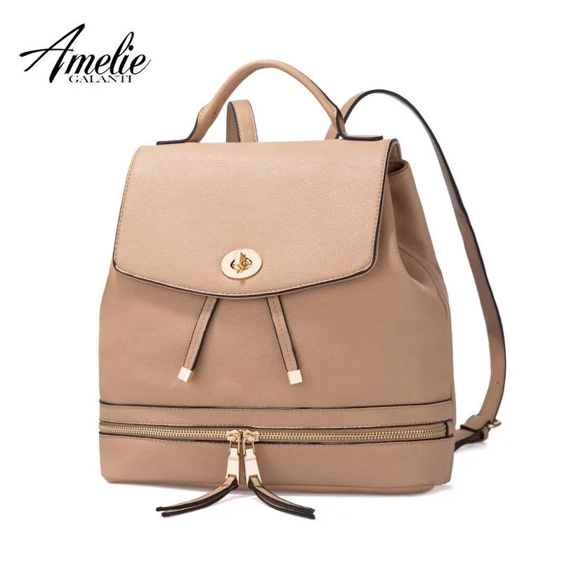 AMELIE GALANTI Ms backpack fashion convenient large capacity Now the most popular style Can be shoulder to shoulder many colors