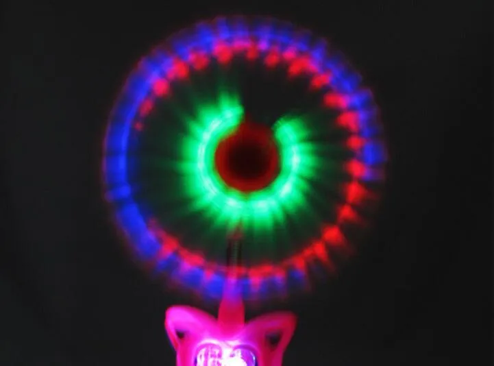 Electric Clown Fish Projection Wand With Rotating Glow Stick And Star  Flashing Lights Light Up Musical Toys For Flawless Sky Illumination From  Qin88888, $6.55