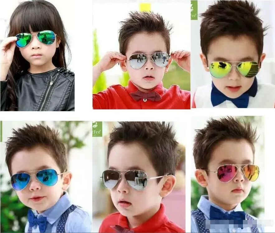 2018 Hot Verkopen Kinderen Meisjes Jongens Zonnebril Kinderen Strandbenodigdheden UV Beschermende Eyewear Baby Fashion Sunshades Glazen Gratis Verzending