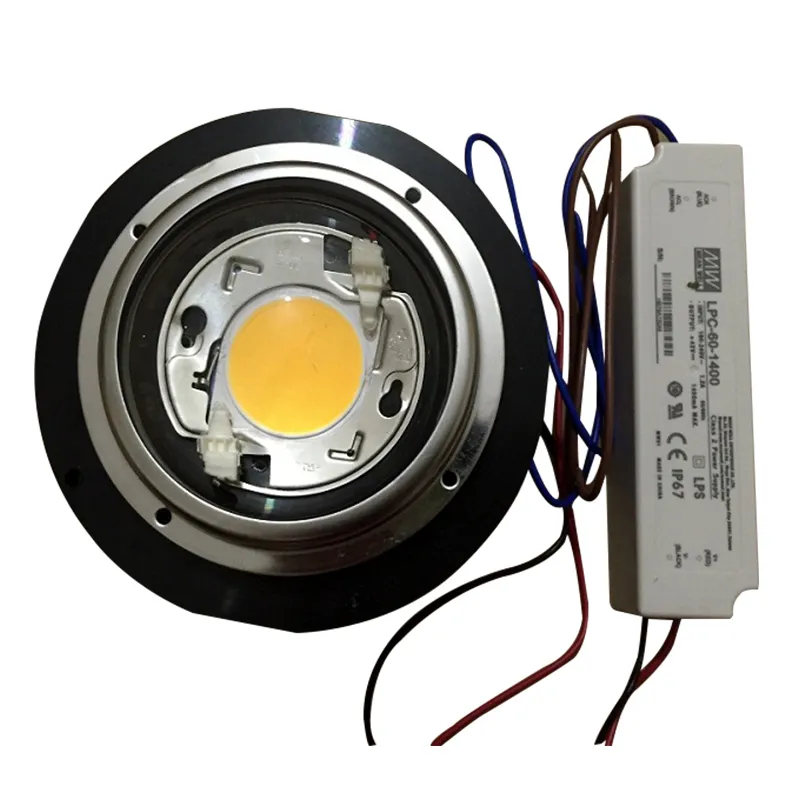 DIY CREE COB CXB3590 전체 스펙트럼 화이트 3000K 3500K 4000K 5000K 6500K LED GEARWELL LED 드라이버가있는 조명 키트가 쉬운 조립