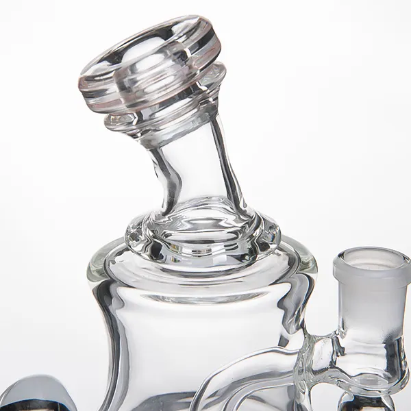 14mm kobiece szklane fajki wodne akcesoria do dymu Banger wieszak do paznokci Pyrex Oil Rigs Bong gruby Recycler Oil Rig bubbler fajki wodne do palenia