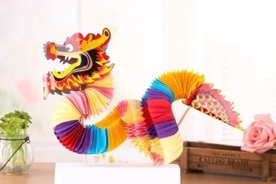 1 Chinese Paper Dragon Decoration – TikiZone