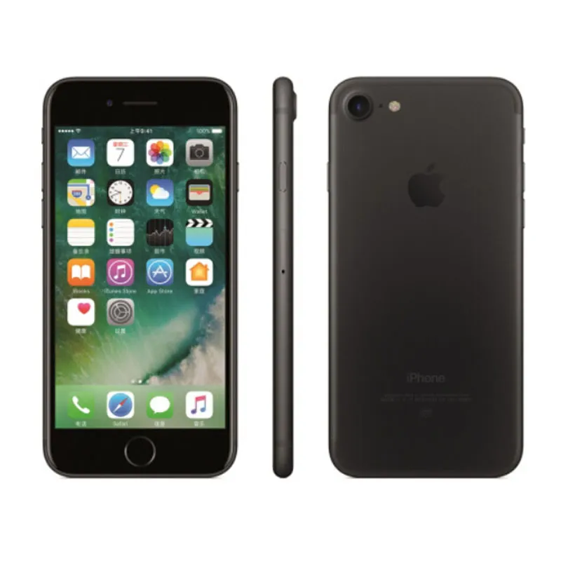 Remis à neuf d'origine Apple iPhone 7 iphone7 Quad Core 4,7 pouces 2 Go de RAM 32/128/256 Go de ROM IOS 12MP d'empreintes digitales 4G LTE téléphone débloqué
