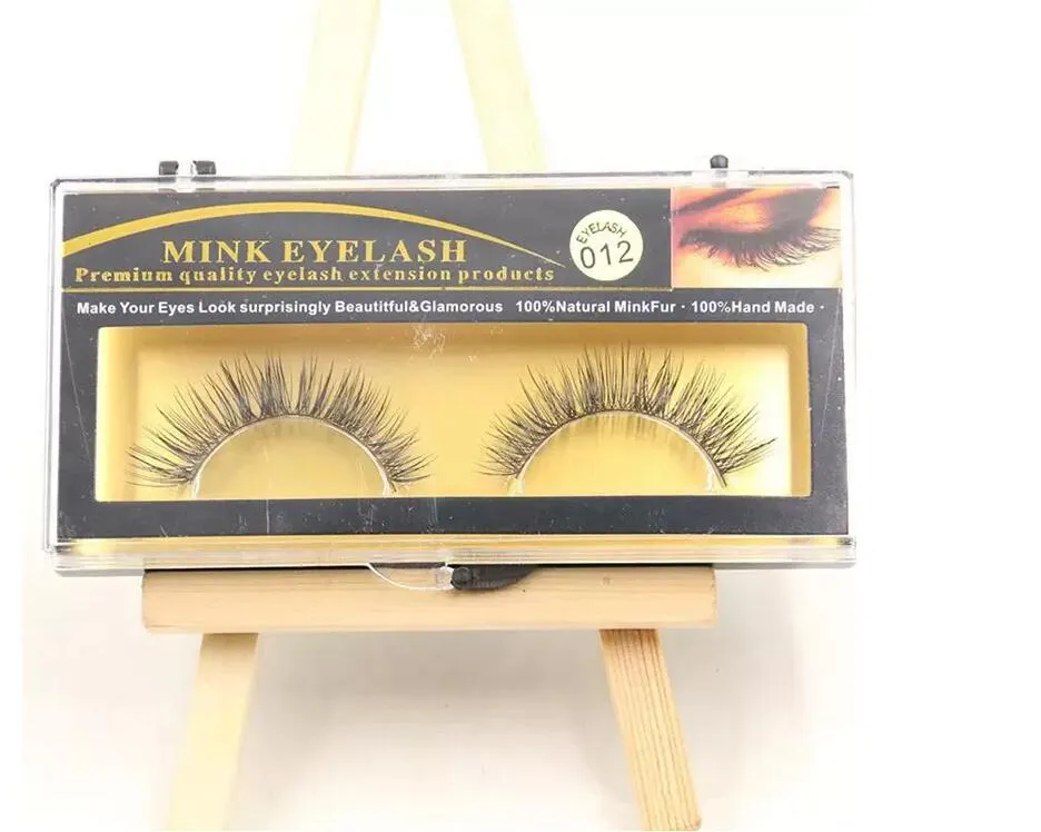 Premium Quality Mink False Eyelashes Natural Long Thick Mink Eyelashes Soft Fake Eye Lash extensions Black 3D Lashes