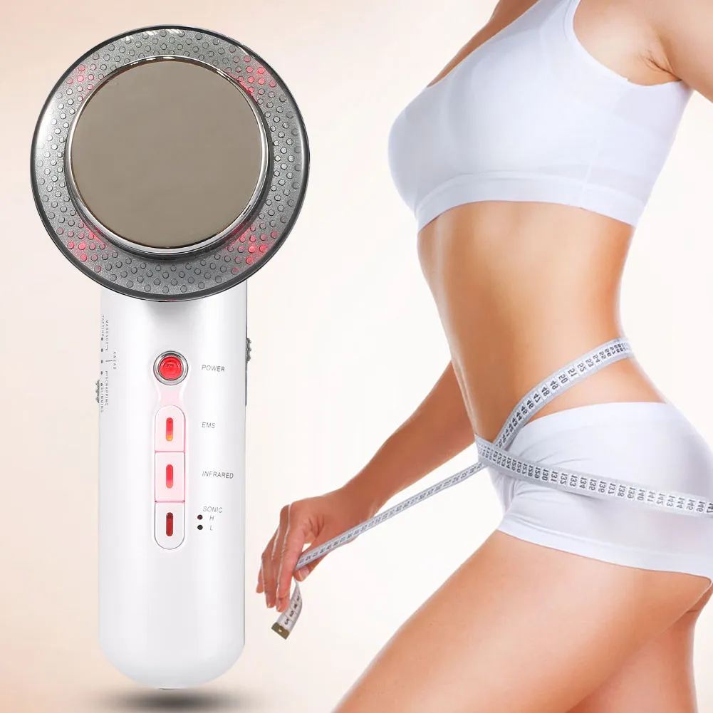 3 in 1 Ultraschall Kavitationspflege Gesicht tragbarer schlanker Geräte EMS Body Slimming Massager Gewichtsverlust Lipo