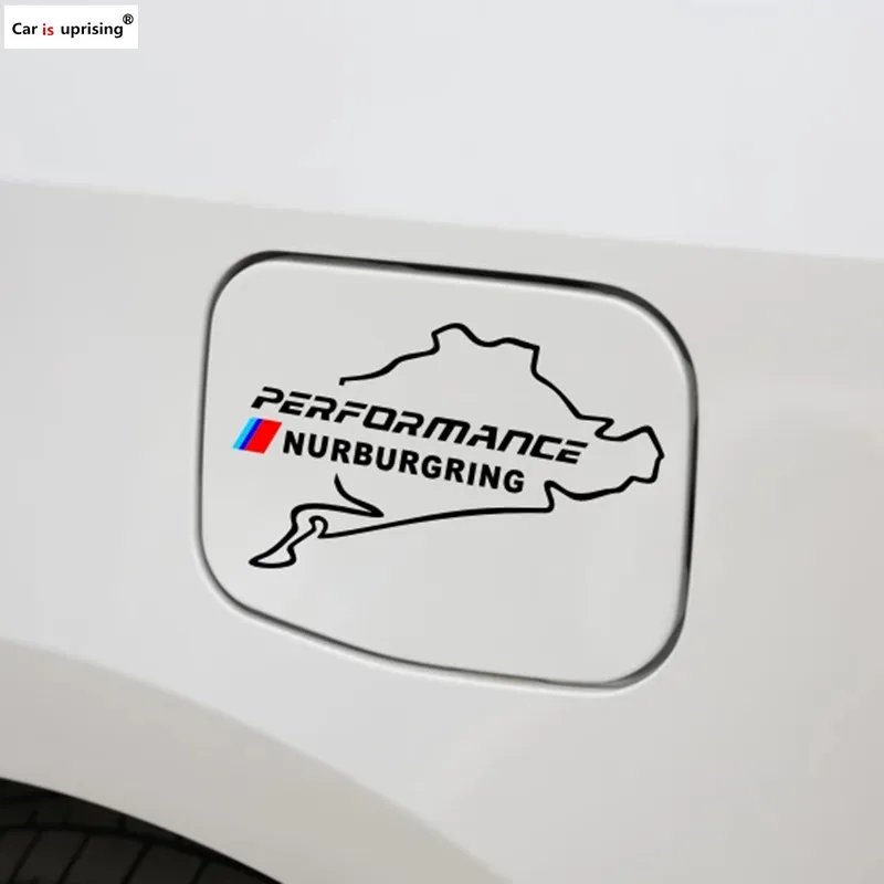 1PCS New Style car fuel tank cap sticker Racing Road Nurburgring For bmw e46 e90 e60 e39 f30 f34 f10 e70 e71 x3 x4 x5 x6 Car Styling