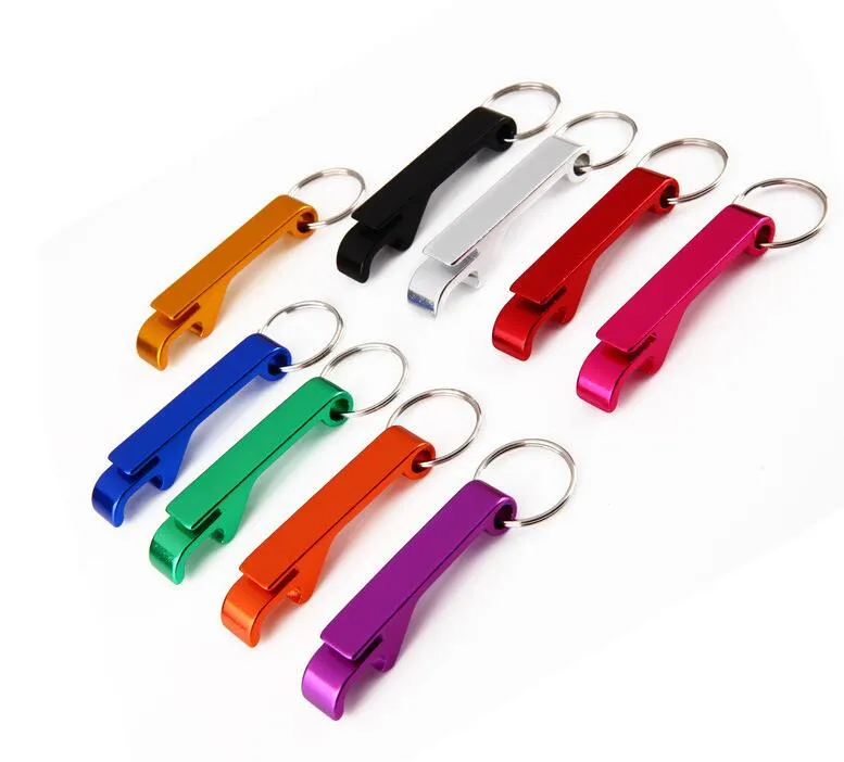 Aluminum Alloy Opener Key Chain Creative Portable Metalalloy Keychain Ring Beer Can Bottle Opener Tool Gear Beverage Custom For Ke260h