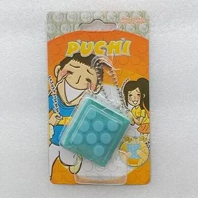 Mugen Puti Puti Bolha Pop Chaveiro Elétrica Enrole Plástico Puchi Puti Chaveiro Infinito squeeze Bolha Decompress Speaker Toy PI01