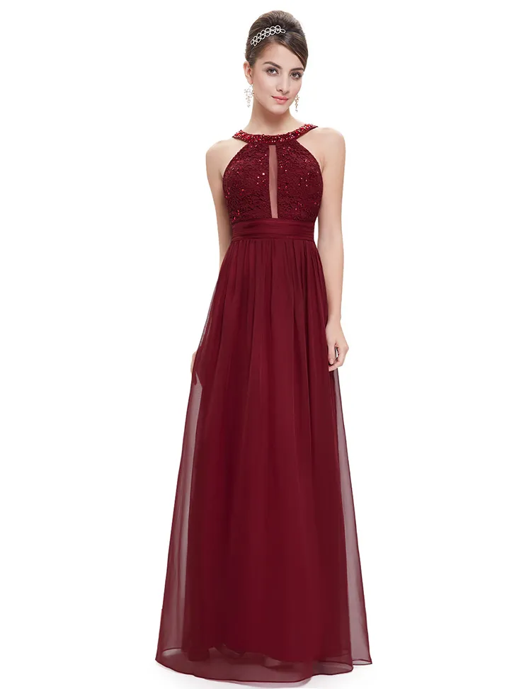 qatar 2024 New Evening Dresses Red Black Chiffon Applique Beads High Quality Halter Strap Prom Party Dresses HY150