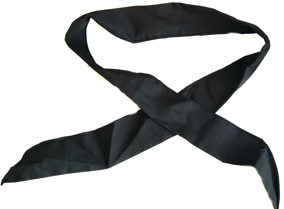 Black Color Factory Supply -Bandana Neck Scarf Tie Wrap Cooling Bandanas Headband Neck Cool Scarfs2386