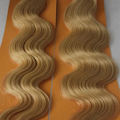 100g 613 Bleach blonde Skin Weft Tape Hair Extensions Double Drawn Adhesive Hair Brazilian Body Wave Tape In Human Hair Extensions