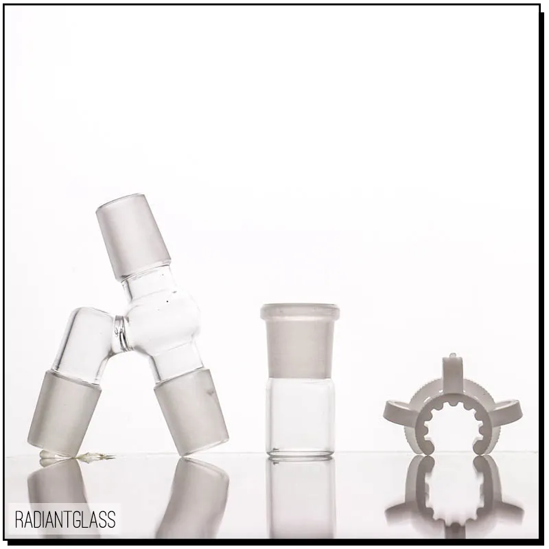 Caveohs 90/45 gradi Reclaimer Set impianti di olio di bong in vetro ha 14 18 adattatore maschile e femminile completo nuovo design